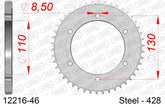 Corona AFAM 12216-46 in acciaio passo 428 YAMAHA TZR 125 1993  -1995